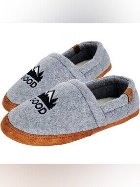 Vintage Style Life Is Good Mountain Fleece Slippers Gorpcore Mocs Size 10 M